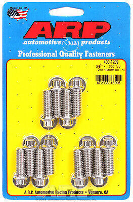 ARP Stainless/s Header Bolt Kit 12P, 5/16 Wrench 3/8 in.-16, 1.00in # 400-1209