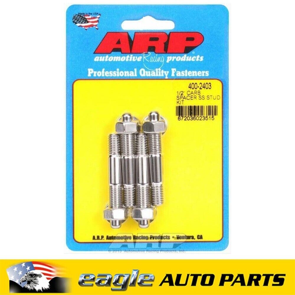 ARP Carburetor Stud Kit 5/16-18/24 in. x 2.225 in. Long, Set of 4 # 40 ...