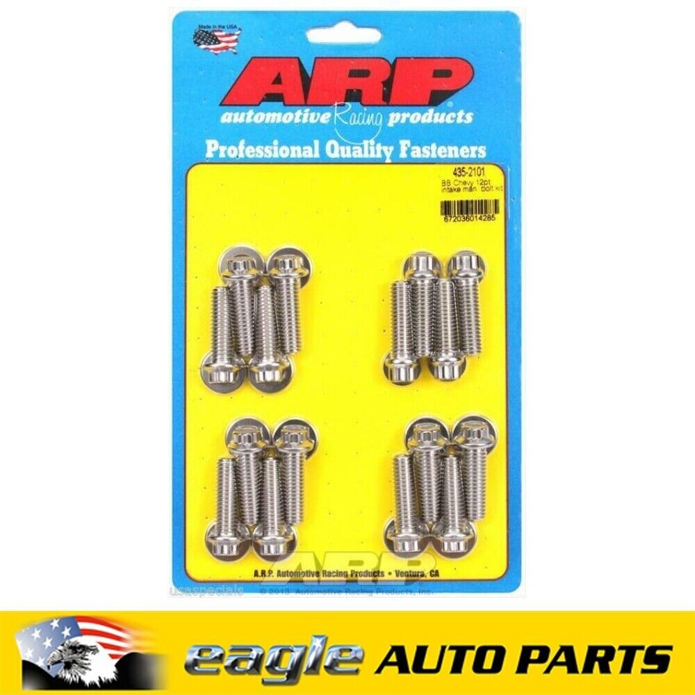 Chev 396 454 502 ARP Stainless Steel Intake Manifold Bolt Kit   # 435-2101