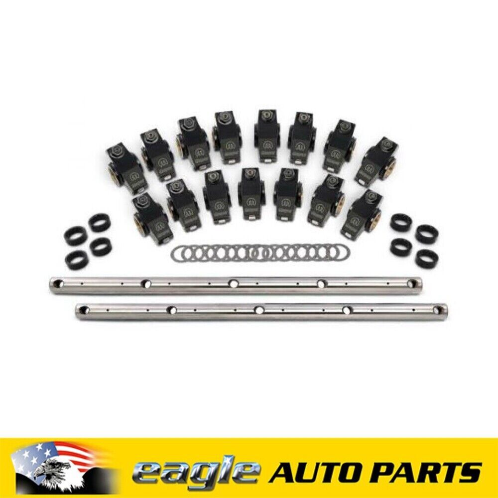 Mopar LA 318 340 360 Extruded Aluminum Shaft Mount Roller Rocker Arms ...