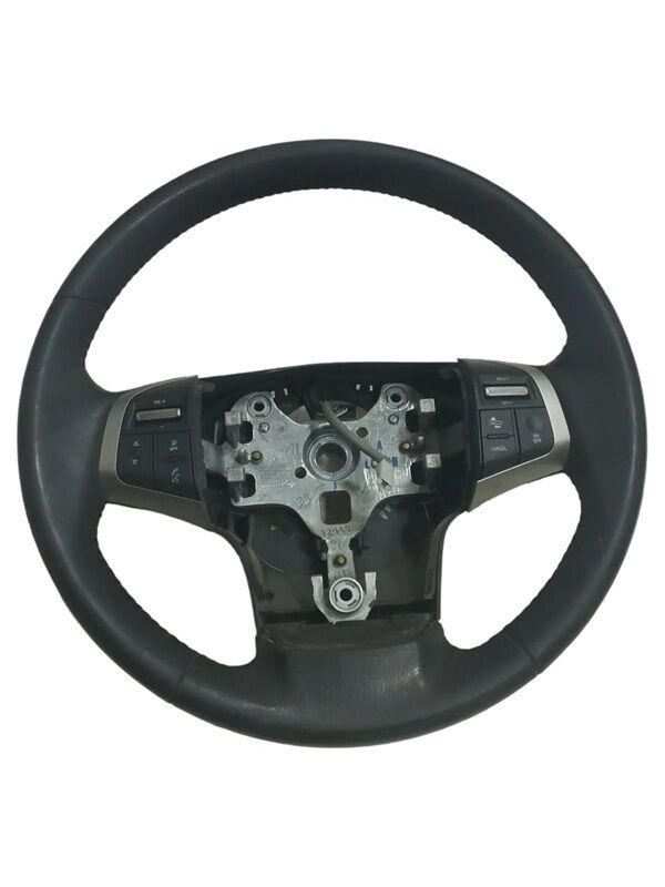 HOLDEN RG COLORADO STEERING WHEEL JET BLACK / RED STITCHING GENUINE 52139043