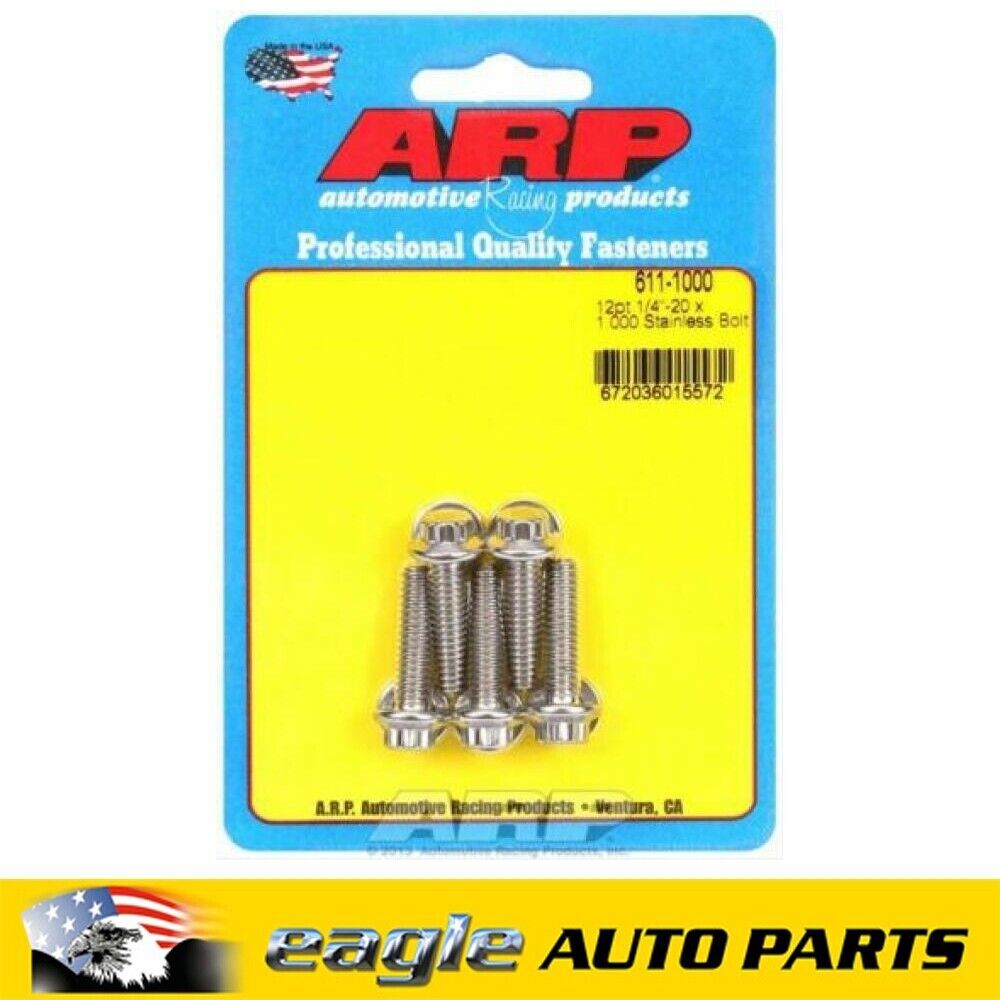 180000 Psi High Strength Bolts ARP 745-1000 Stainless Steel Bolt Kit ...