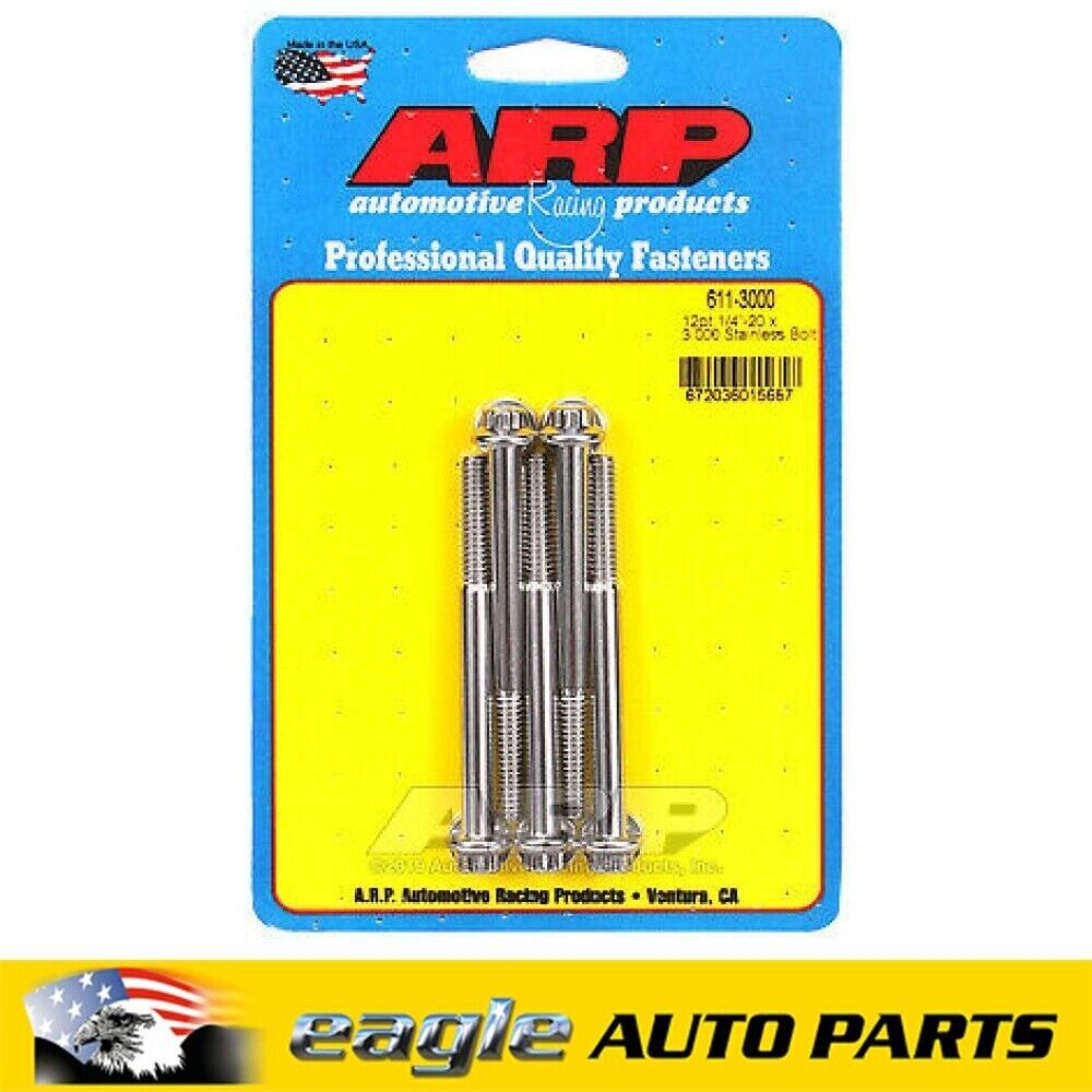 611-3000 ARP Stainless Steel Bolts 3.000 in