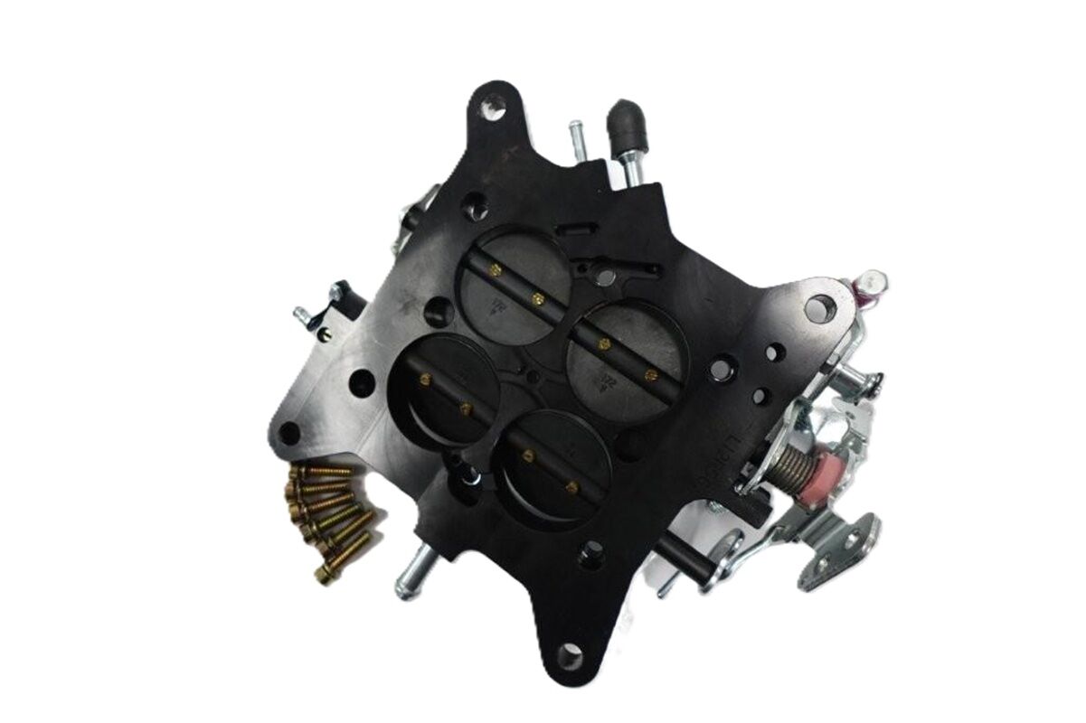 HOLLEY BRAWLER 650CFM CARBURETOR BLACK BASE PLATE TAKE OFF # 67207-BP-TO