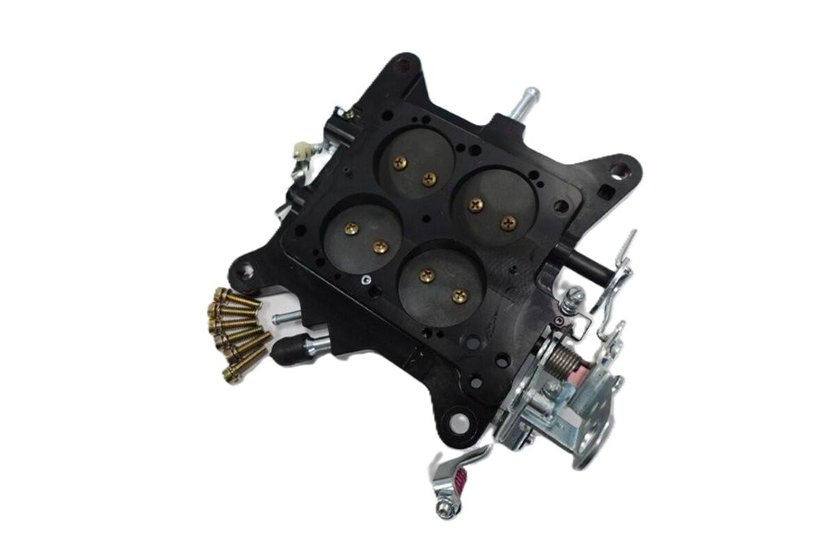 HOLLEY BRAWLER 650CFM CARBURETOR BLACK BASE PLATE TAKE OFF # 67207-BP-TO