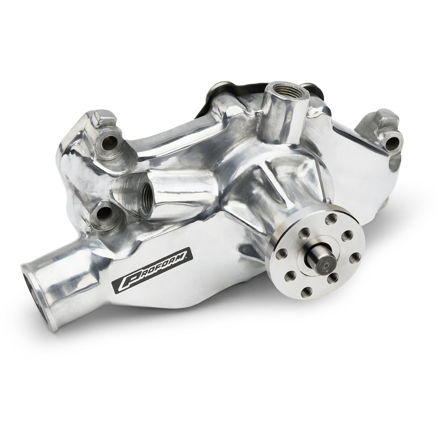 Chev 283 307 327 350  V8 High Flow Polished Short Nose Alloy Water Pump  # 68244