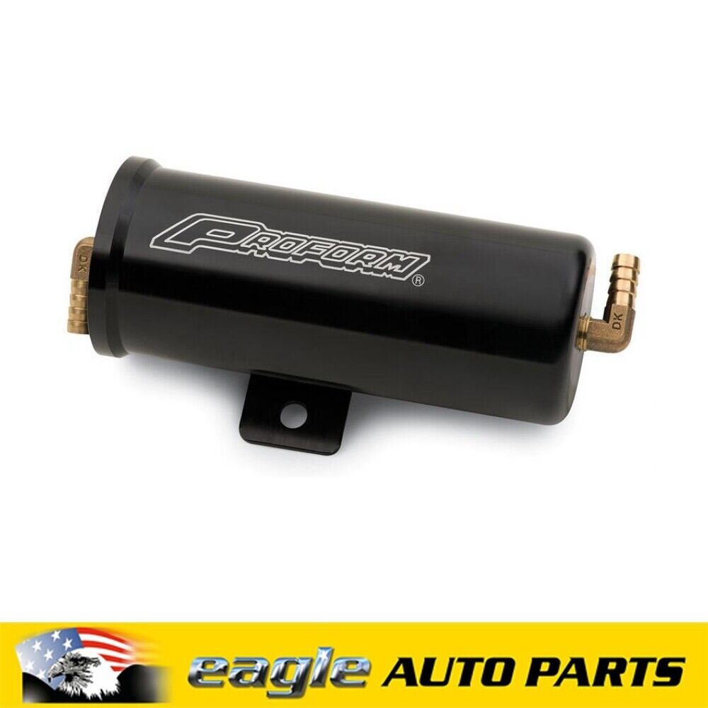 Black Billet Aluminum Radiator Overflow Canister # 69527