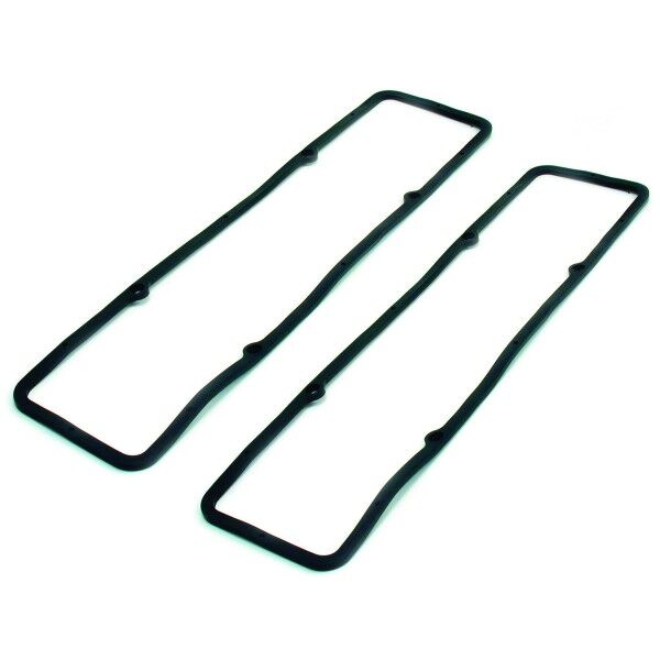 CHEV 350 BLACK RUBBER ROCKER COVER GASKETS WITH STEEL CORE # 7484