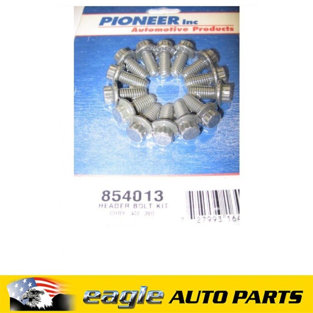 PIONEER ENGINE HEADER BOLT KIT 12 PT CHRYSLER 340 - 360  # 854013