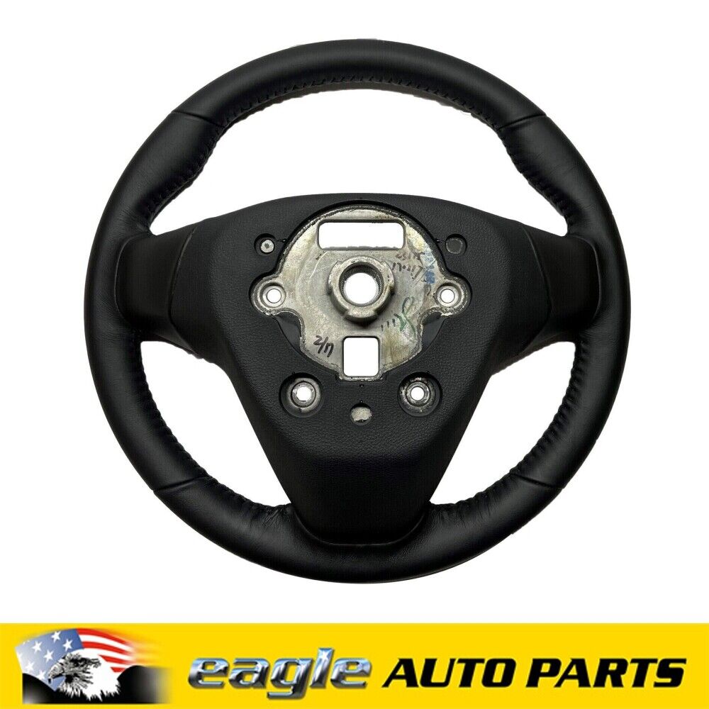Holden VF Commodore Leather Sports Steering Wheel Jet Black Genuine GM