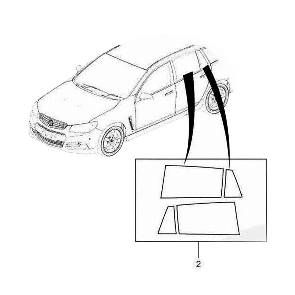 Holden VE VF Commodore Sports Wagon Rear Door Sunshades