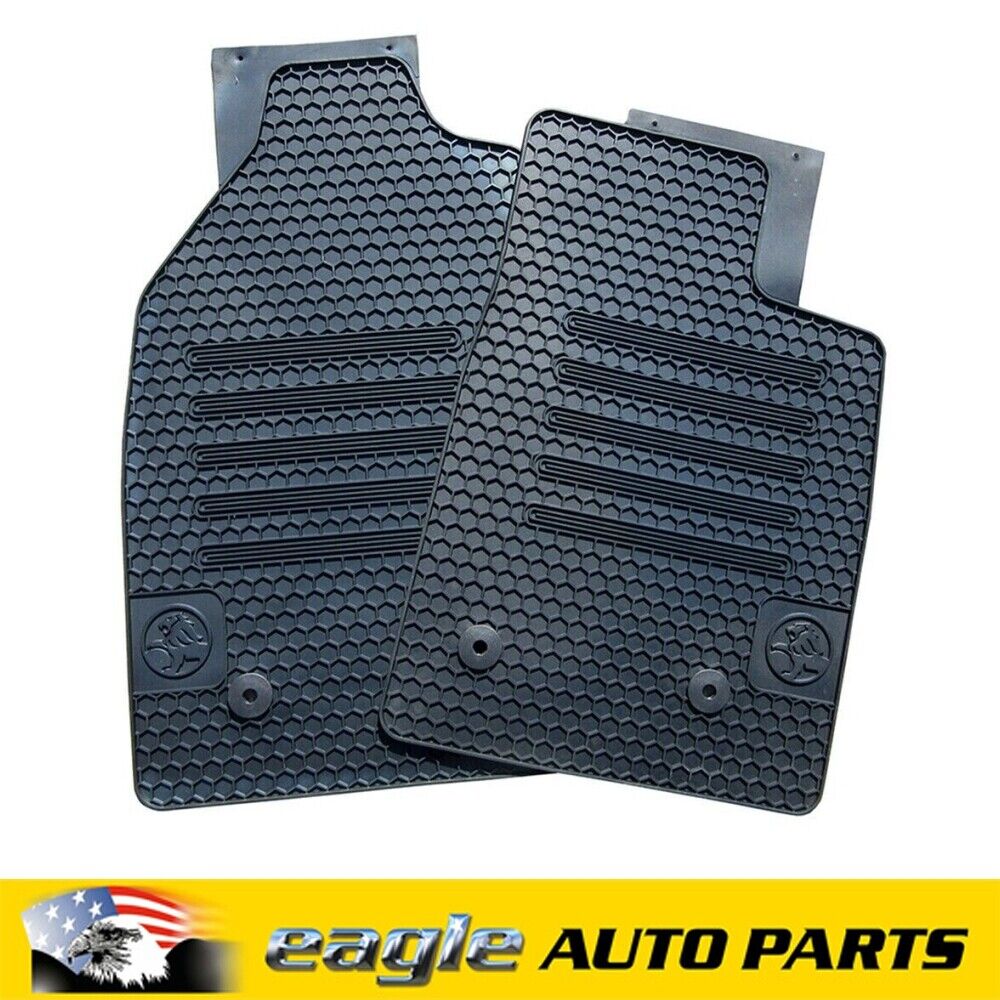 Holden Colorado Front Rubber Floor Mats x 2 Genuine 2015 - 2020 # 92283166