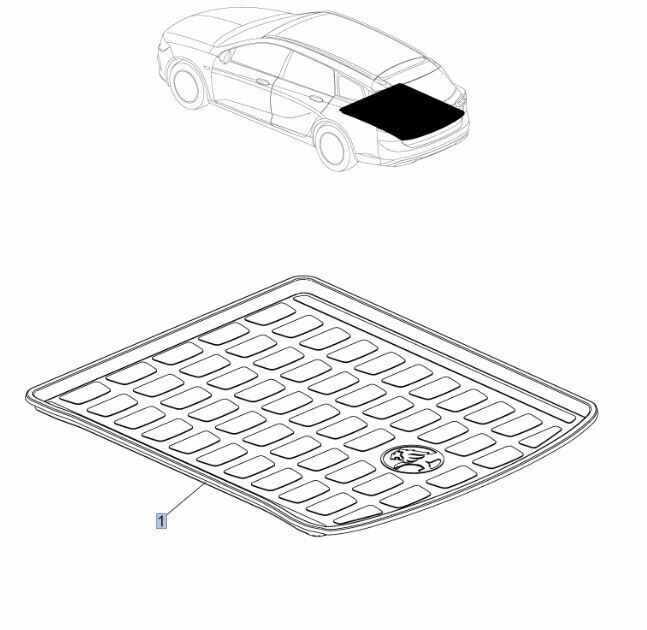 HOLDEN ZB COMMODORE SPORTSWAGON REAR CARGO BOOT LINER 92508783