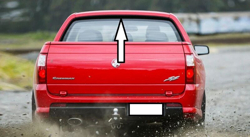 HOLDEN VY VZ CREWMAN ROOF REAR SAIL PLANE GENUINE GM # 92605148