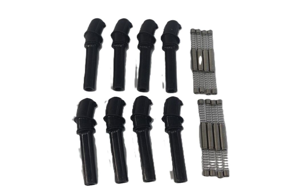 ACCEL IGNITION COIL BOOTS 1997 - 2011 FORD 2-VALVE ENGINES  (BLACK 8-PACK)