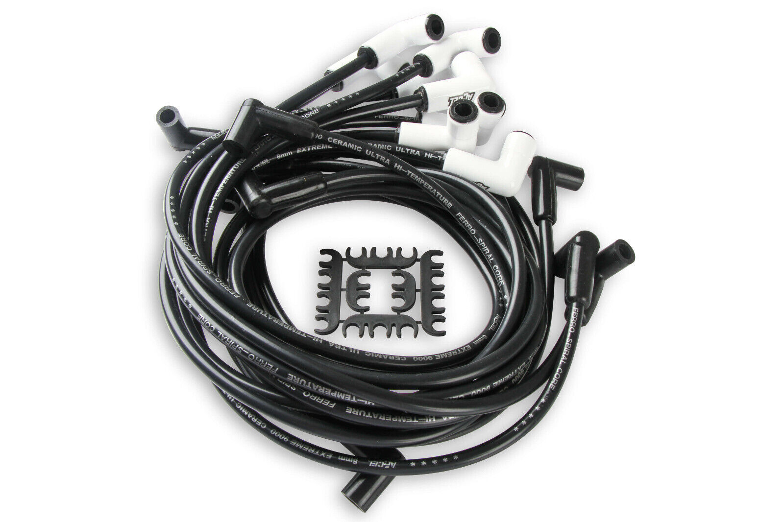 ACCEL Pro Fit Ceramic Spark Plug Wire Set Chev 350 HEI Style # ACC-9018C