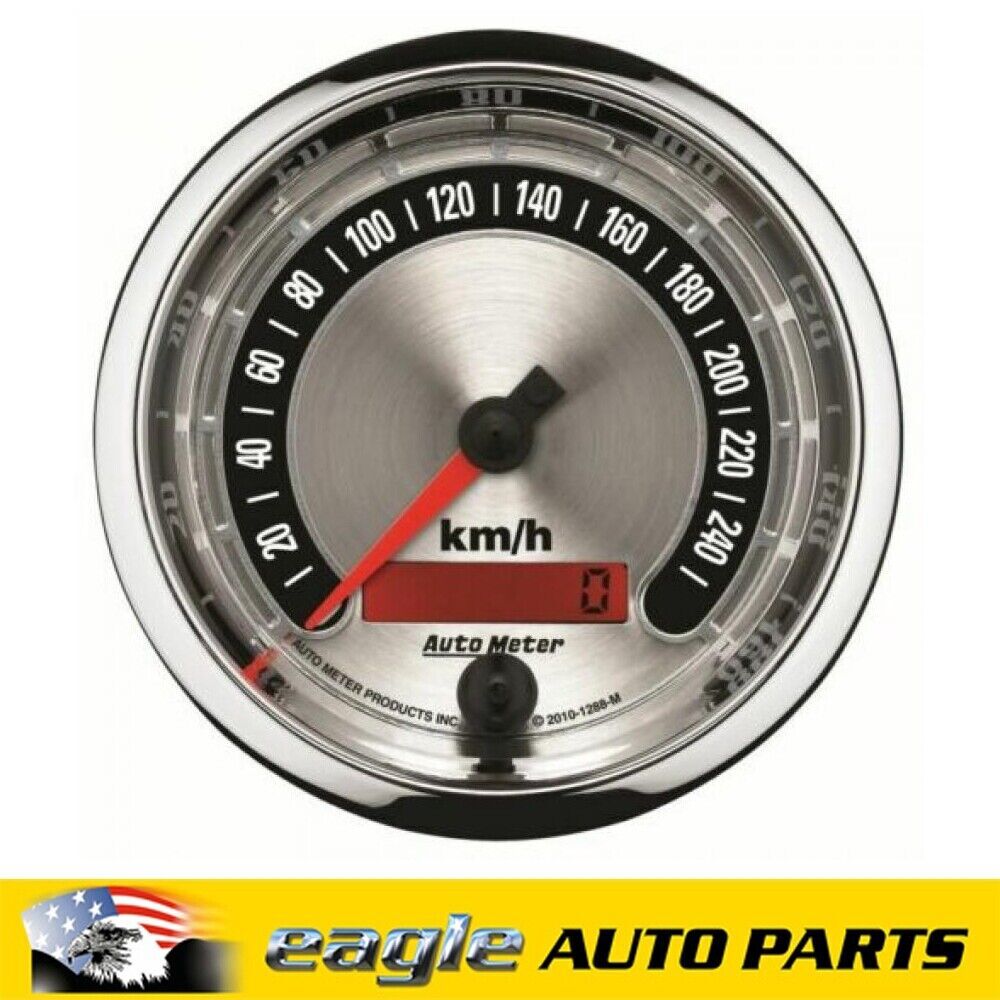 AutoMeter American Muscle 3 3/8 " Electrical Speedometer 0 - 280 klm # AU1288M