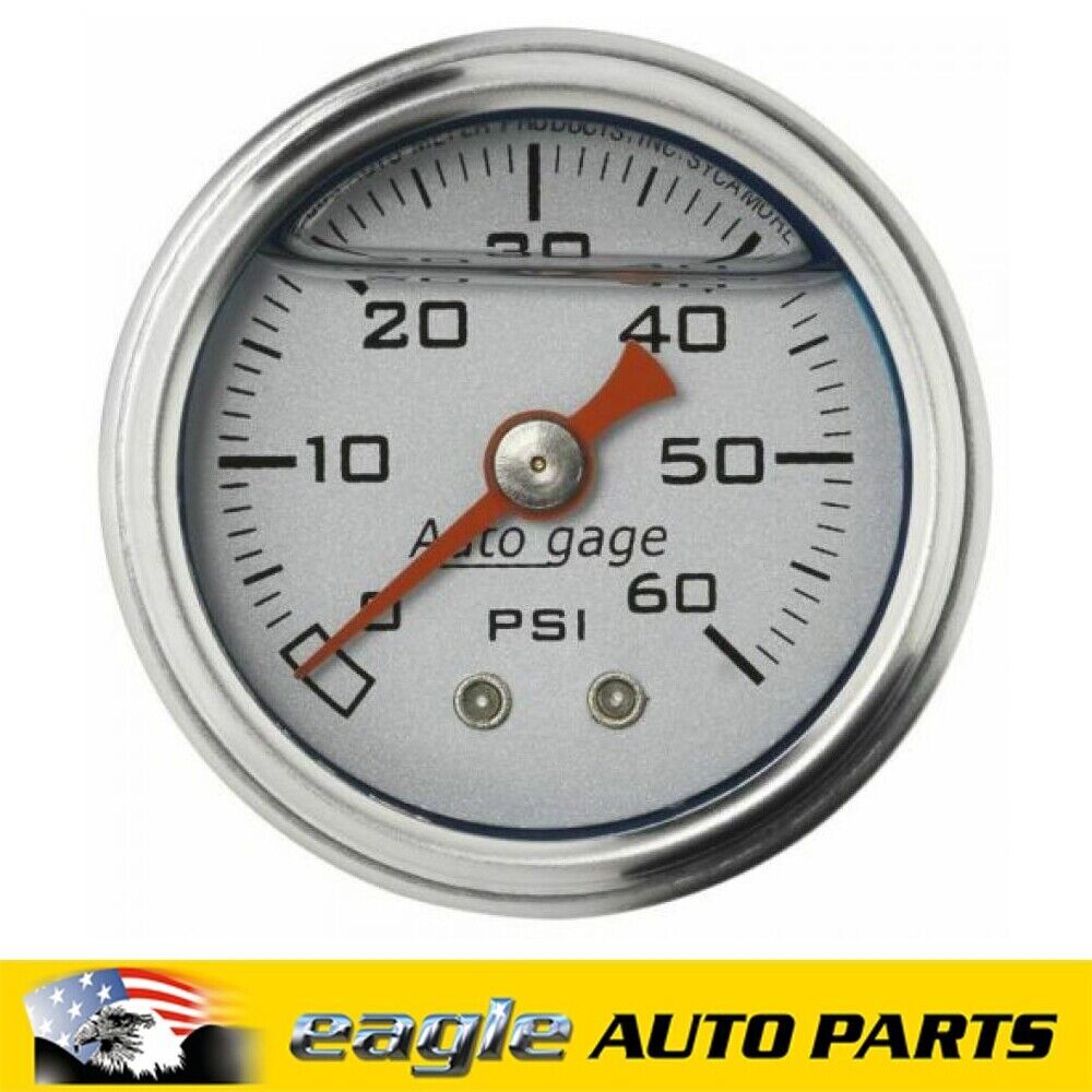 AutoMeter Autogage Analog Gauge Fuel Pressure, 0-60 psi 1 1/2 in # AU2179