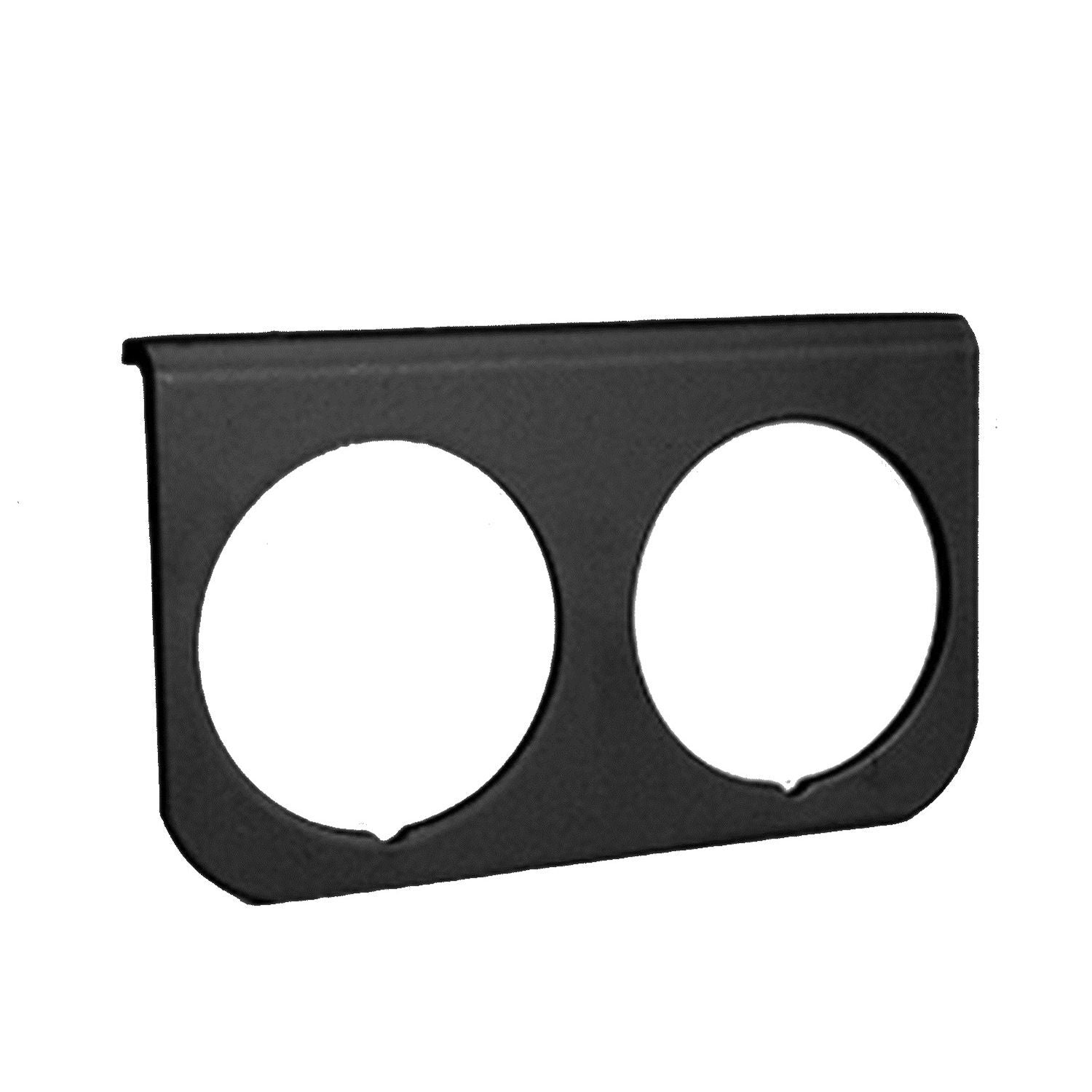 Autometer Dual Black 2.1/16" Gauge Holder Mounting Panel  # AU2237