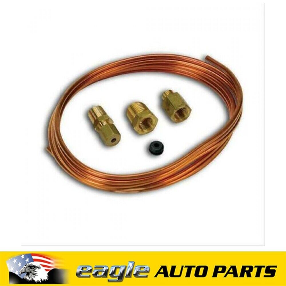 AutoMeter 6 Foot Long 1/8" Copper Tubing and Line Kit # AU3224