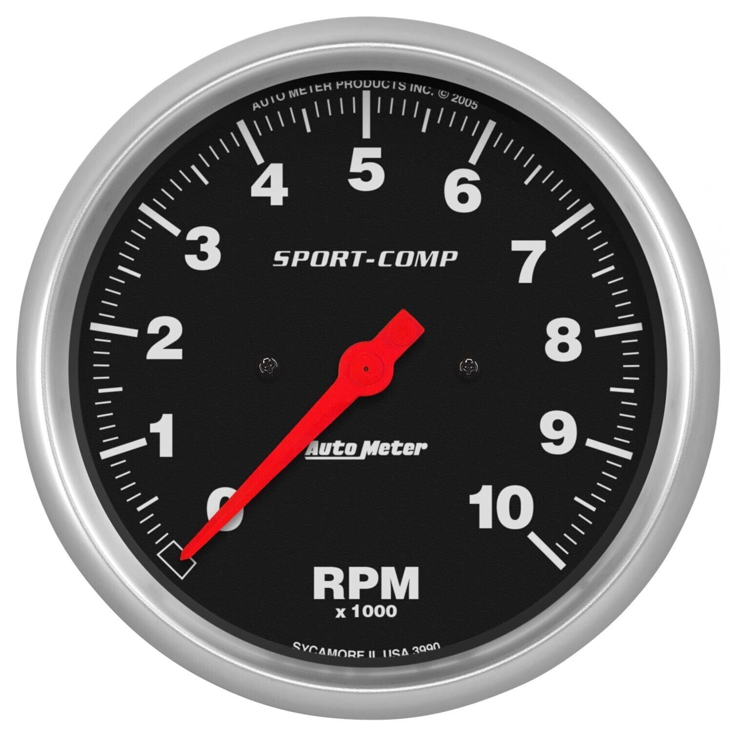 Autometer Sport Comp 10,000 rpm 5" In Dash Tacho Gauge # AU3990