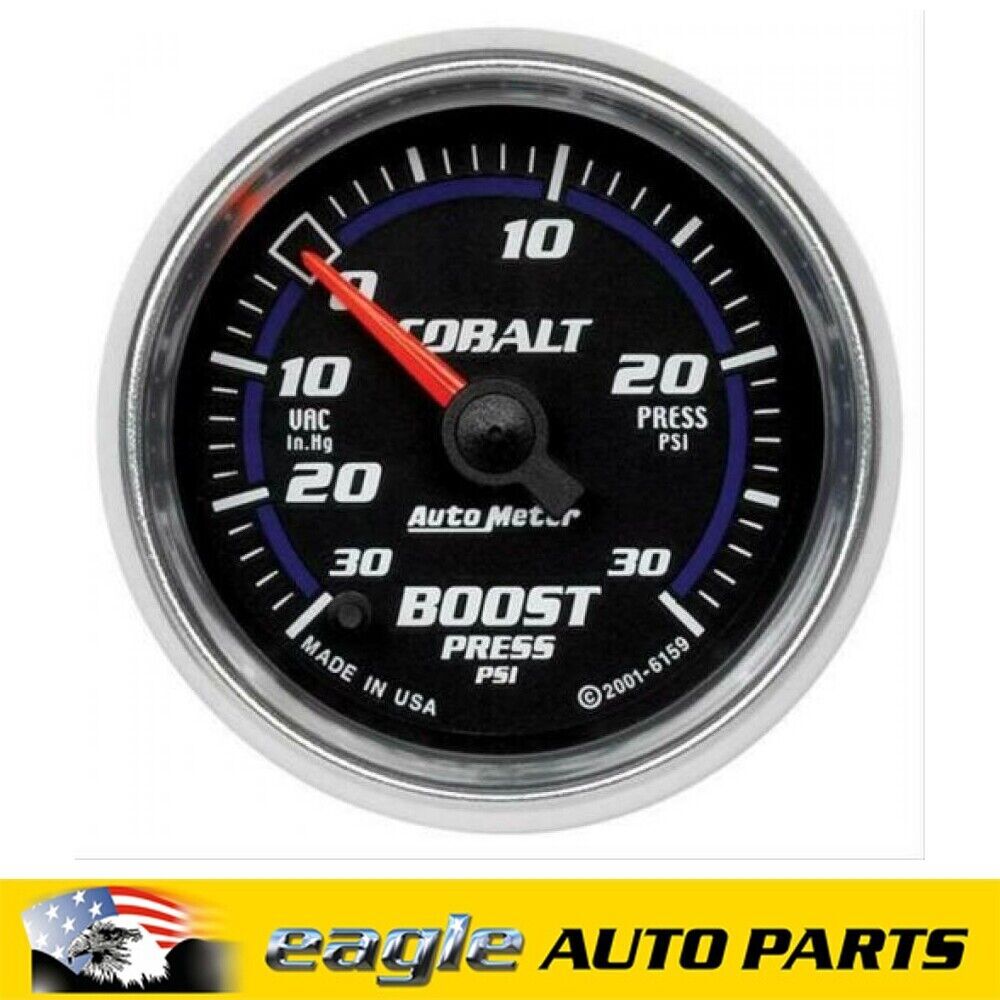 Autometer Cobalt 52mm 30 PSI Electronic Boost Gauge (6159) main image 0