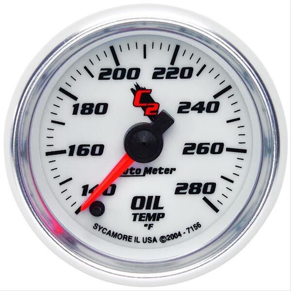 AutoMeter C2 Analog Gauge Oil Temp 2-1/16" # AU7156