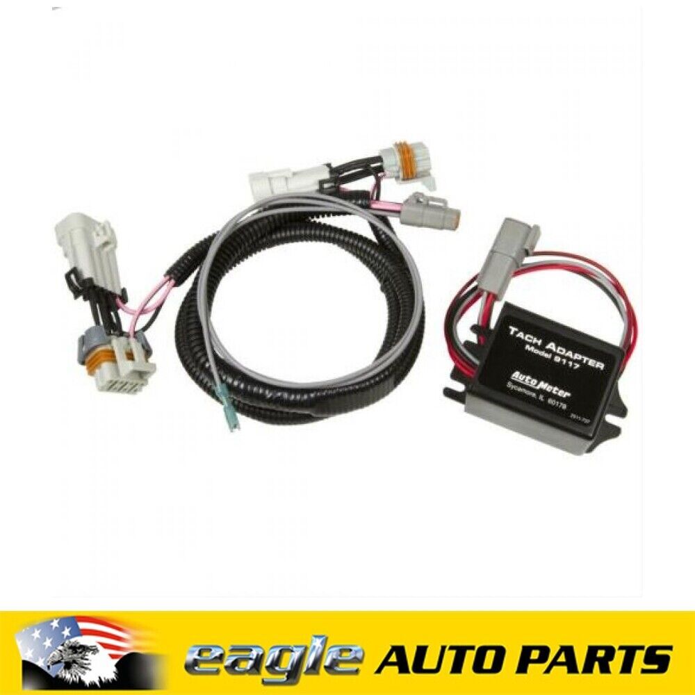 Autometer Plug and Play LS Tachometer Harnesses INCL 9117 adapter AU
