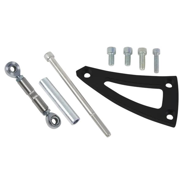 Chev 283 - 350 V8 Black Alt Bracket Suits Long Water Pump # B-350-ALTBRKT-L