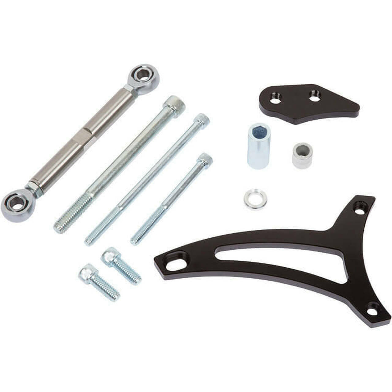 Ford 351W V8 CVF Black Alt Bracket For L/H Lower Hose Outlet  # B-351W-ALTBRKT-D
