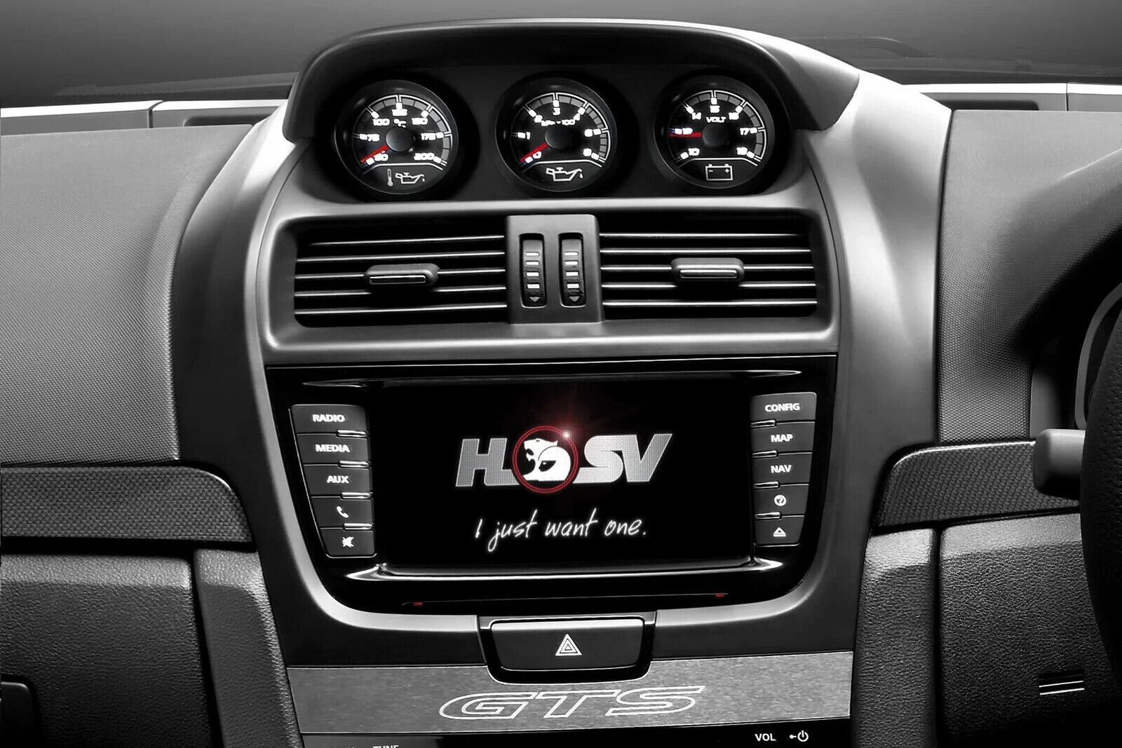 HSV VE E3 GTS IQ Radio Facia Applique Genuine # B06-100706