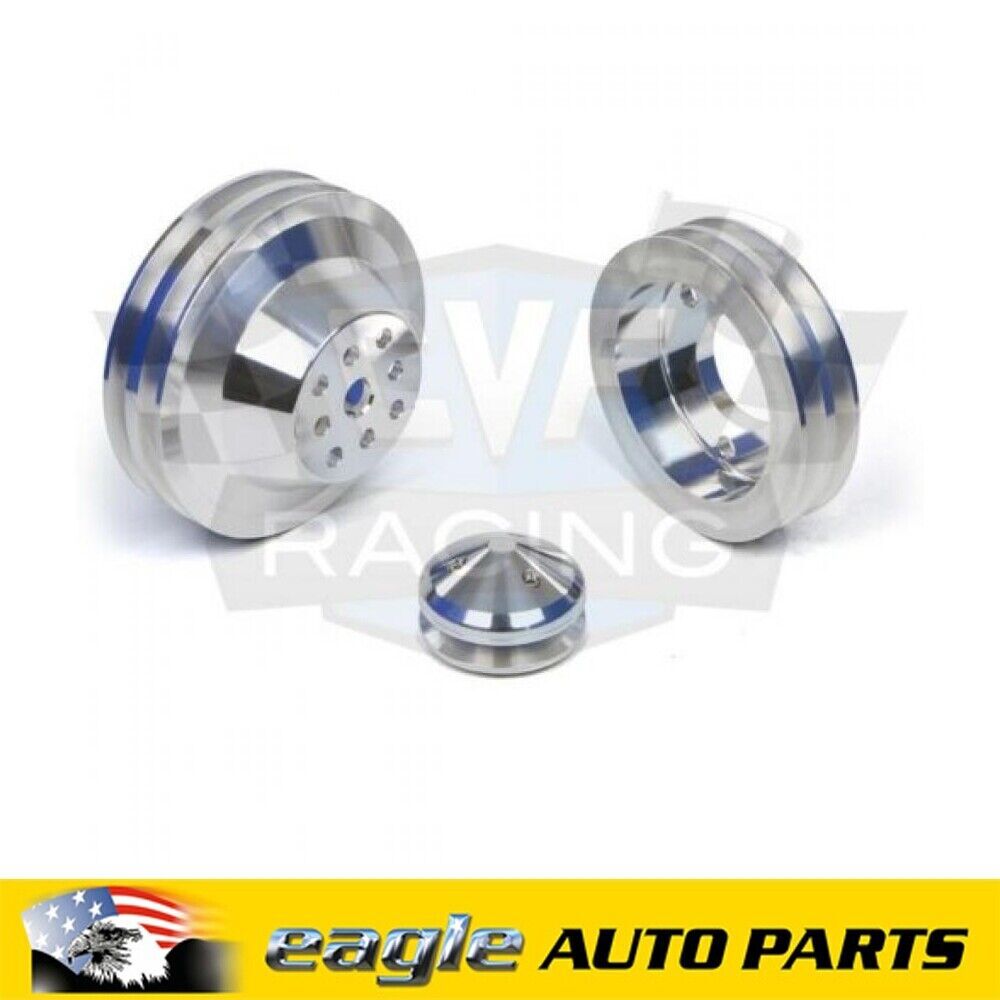 Chev 396 427 454 CVF Racing Billet Pulley Kit Short Water Pump  # BBCS2KIT