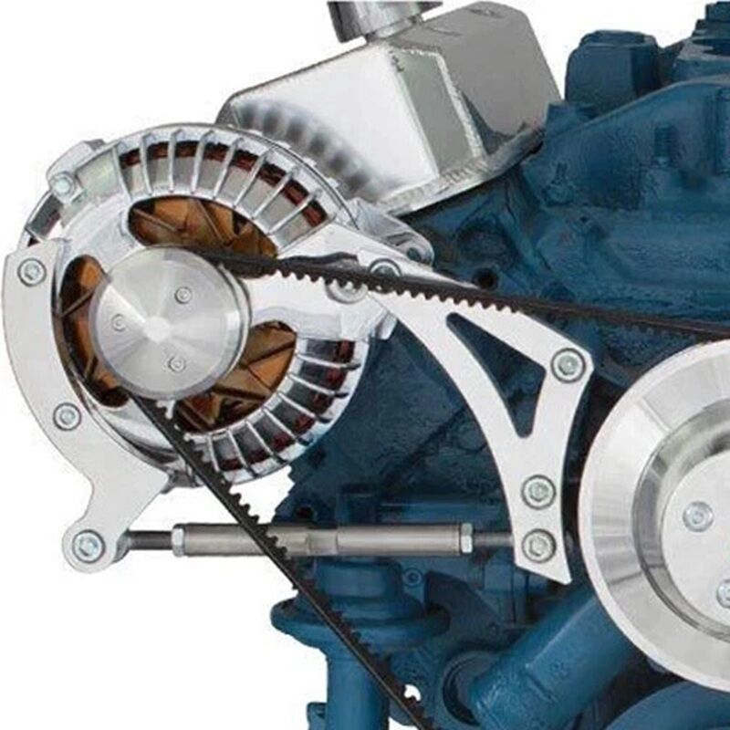 CHRYSLER MOPAR 318 - 360 V8 ALUMINIUM ALTERNATOR BRACKET # BE079