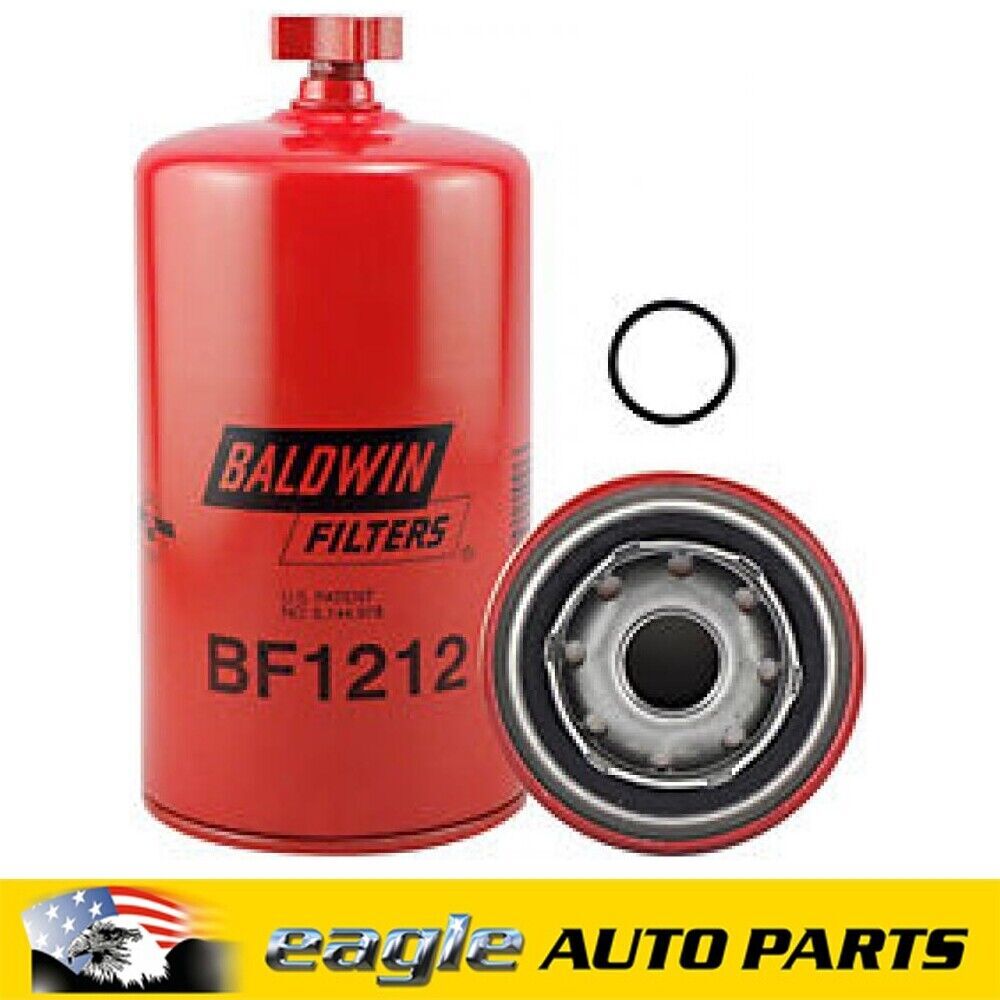 UNIVERSAL FUEL FILTER / WATER SEPERATOR SPIN ON WITH DRAIN BALDWIN # BF1212