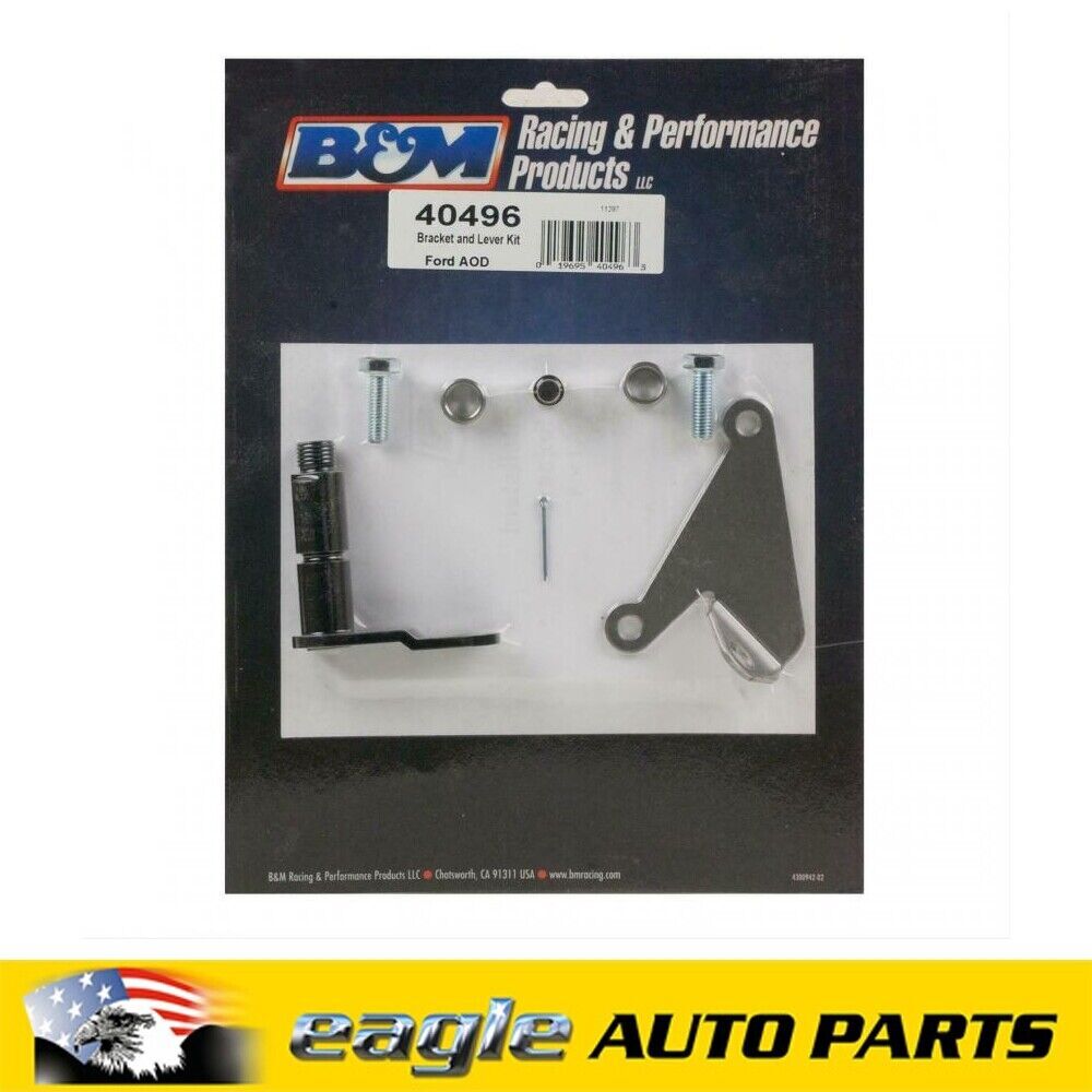 Ford AOD B&M Transmission Bracket & Lever Kit # BM40496