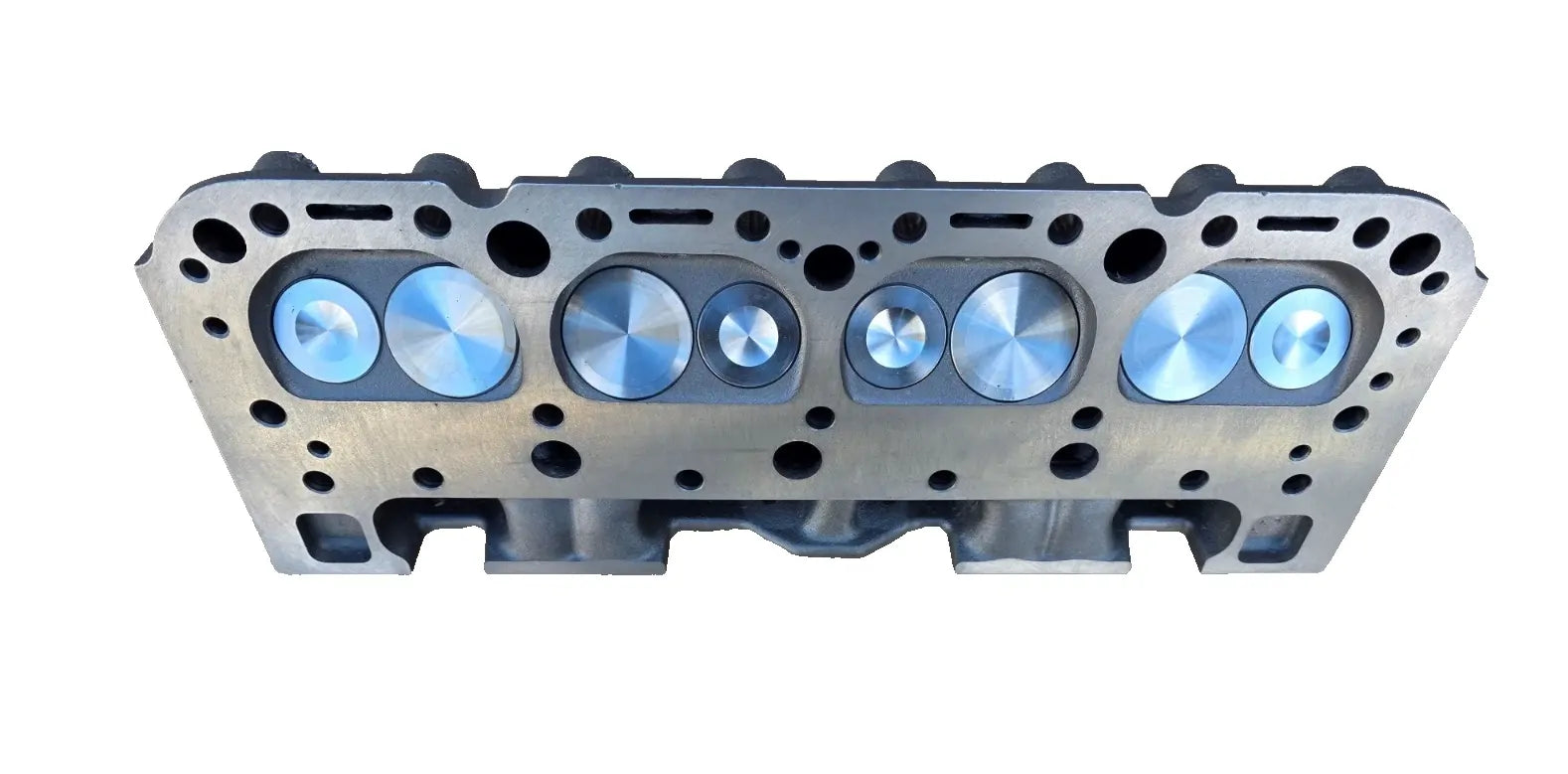 CHEV 350 EARLY STYLE CYLINDER HEAD WITH STAINLESS STEEL VALVES 64CC # CHE218M