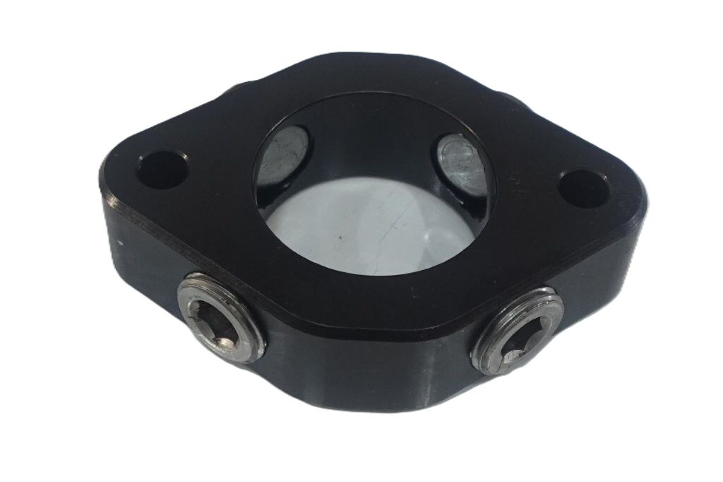 Crate Innovations Chev 350 Circle Track Black Thermostat Riser  # CII-50000-BLK