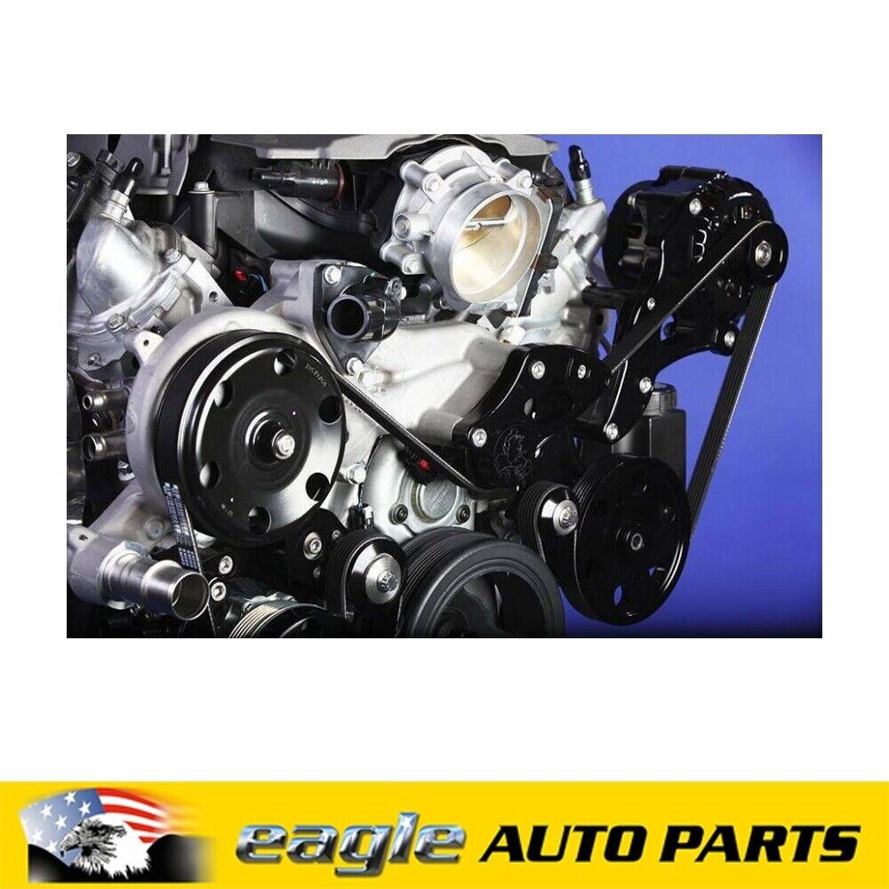 Drive Junky Wet Sump Chev LT1 Serpentine System Alt & P/S & A/C   DJAS-LT1-001