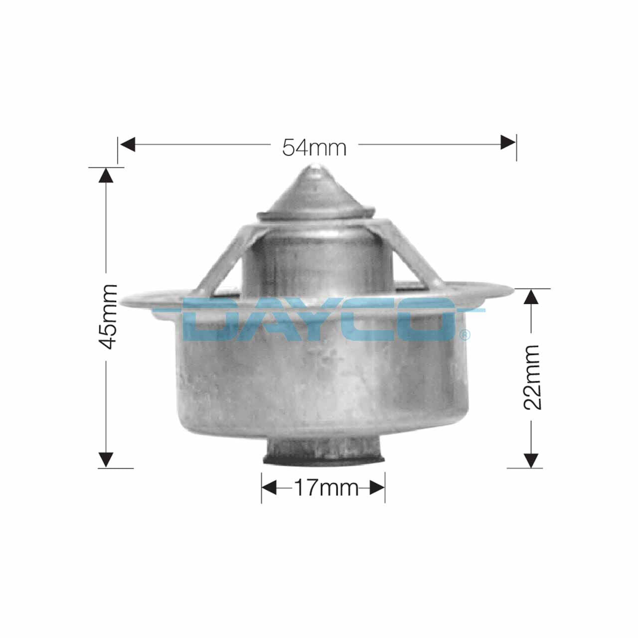 FORD 302 351 CLEVELAND DAYCO HIGH FLOW THERMOSTAT 1800 F # DT66A