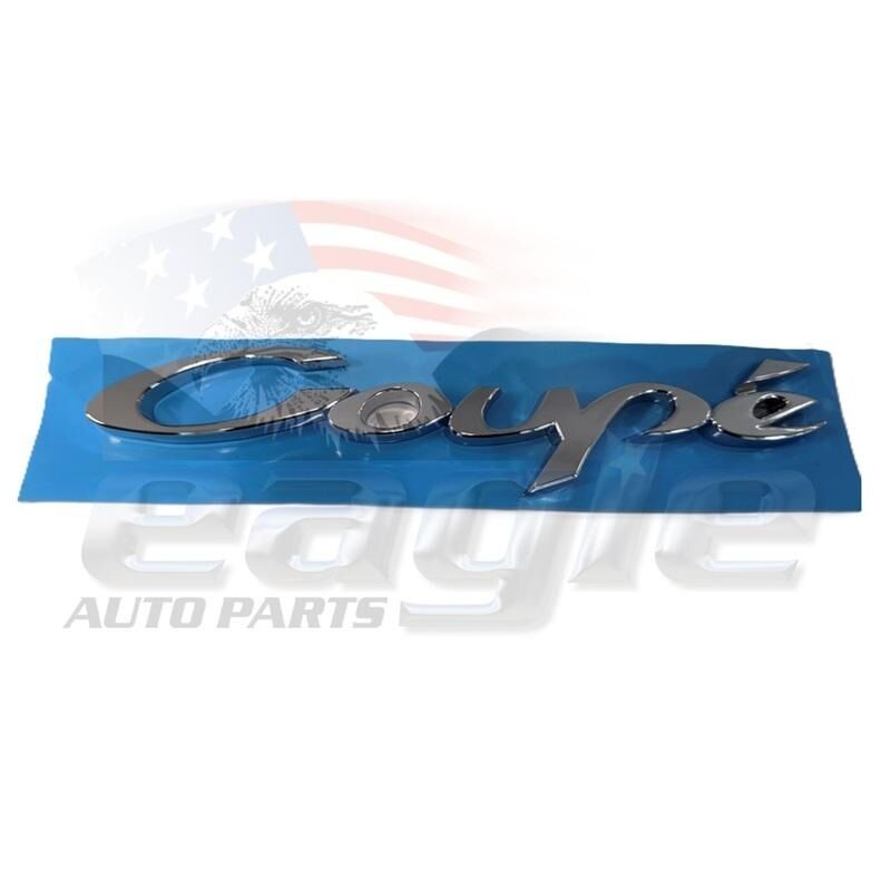 HSV VY V1 COUPE REAR BOOT LID BADGE " COUPE " # E08-021105