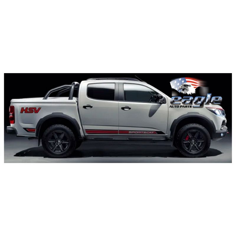 HSV RG COLORADO SPORTSCAT 'RS' R/H REAR DOOR LOWER RED/BLACK DECAL
