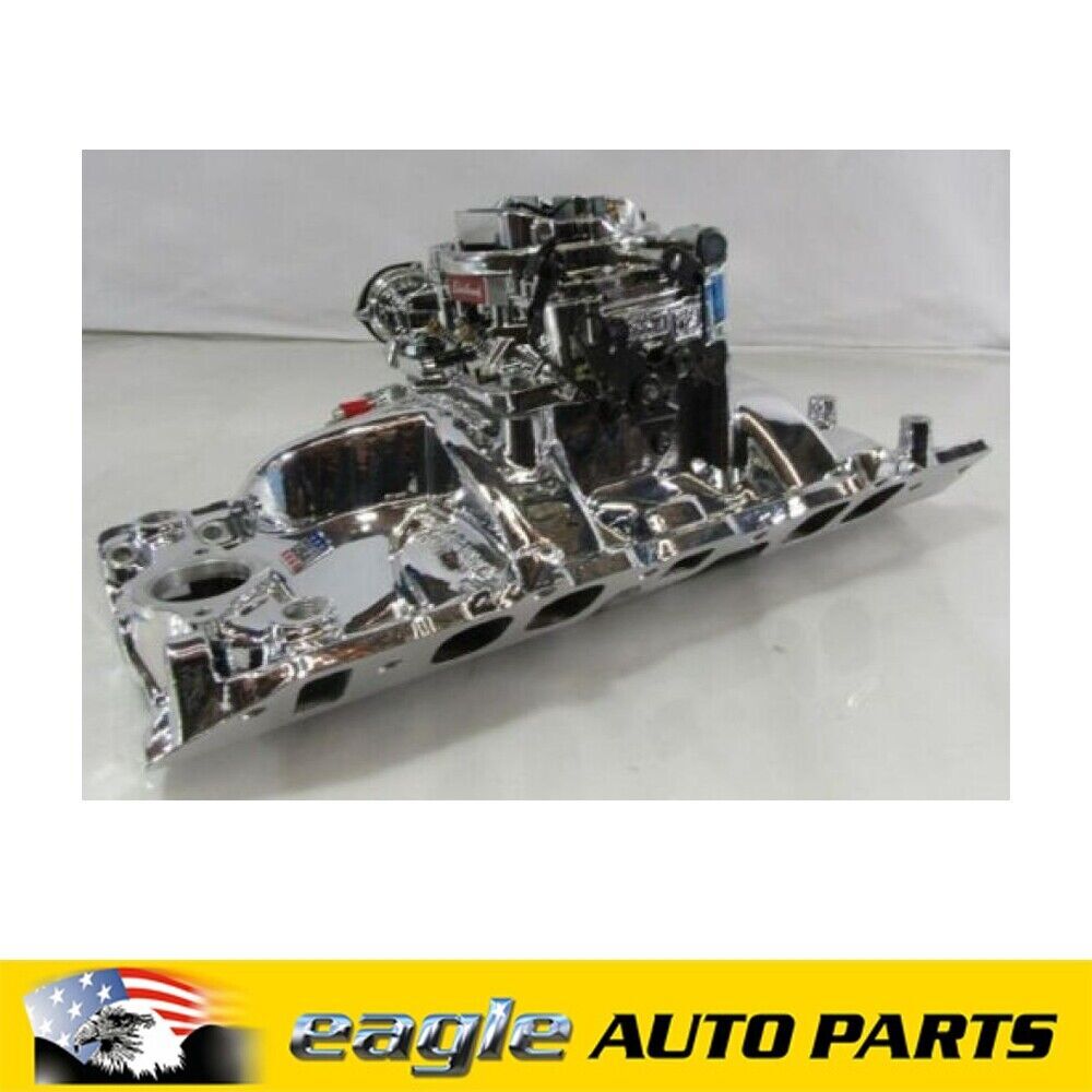 Chev 396 454 Big Block Edelbrock Performer Intake Manifold & Carby Kit # ED20624