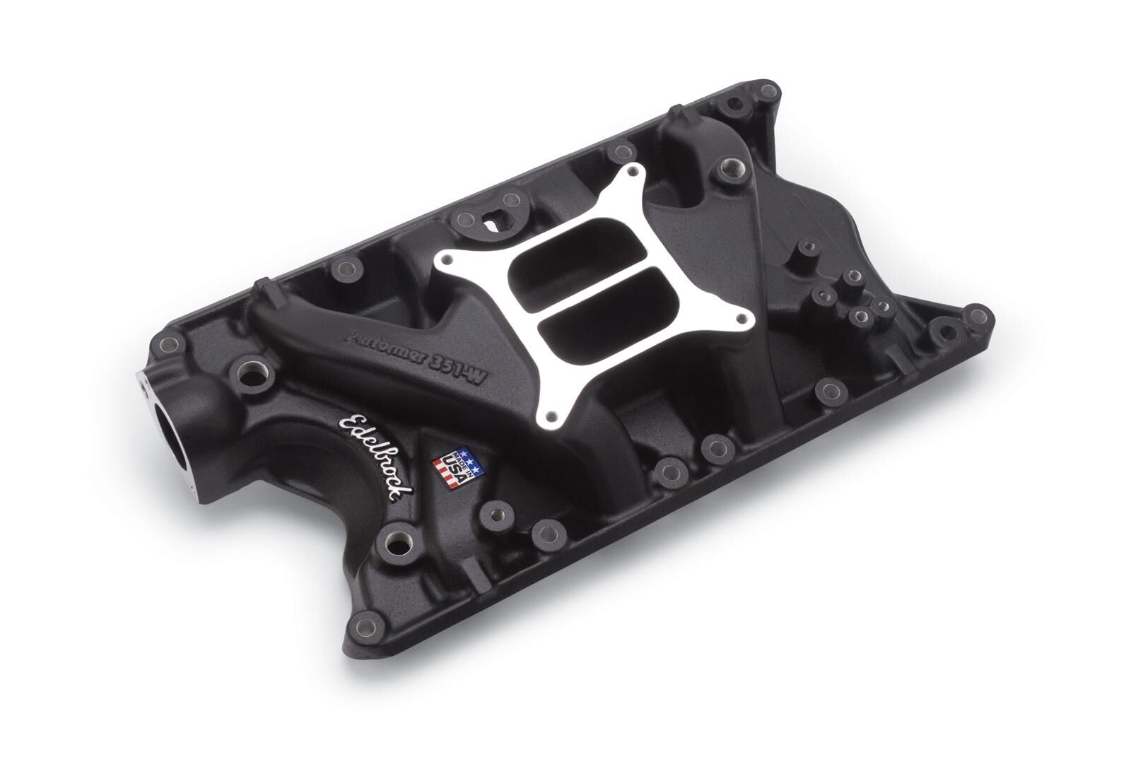 Ford 351 Windsor Edelbrock Performer Intake Manifold Black # ED21813