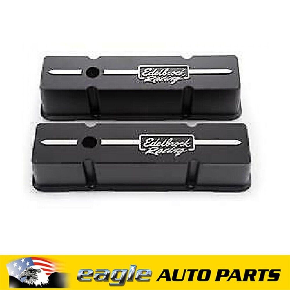 Edelbrock 4473: Signature Series Valve Covers 1965-1991 Small Block Edelbrock 4473: Signature Series Valve Covers 1965-1991 Small Block