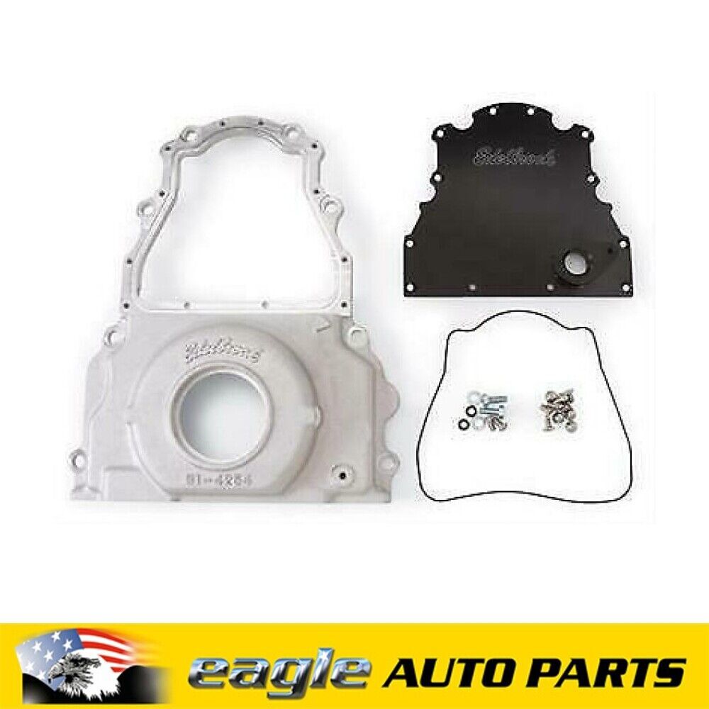 Edelbrock Aluminum 2pce Timing Cover Chev Holden LS2 6.0L Engines  # ED4255