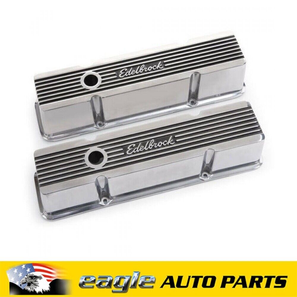 Chev 350 Edelbrock Elite II Series Rocker Covers # ED4263 — Eagle Auto ...