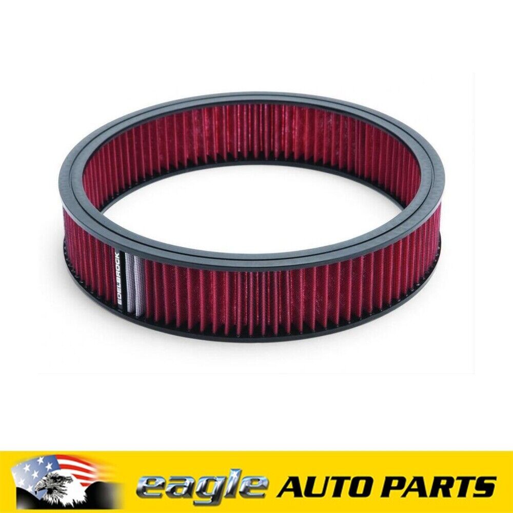 Edelbrock ProFlo Round Air Filter Element 14 x 3 ED43666 — Eagle