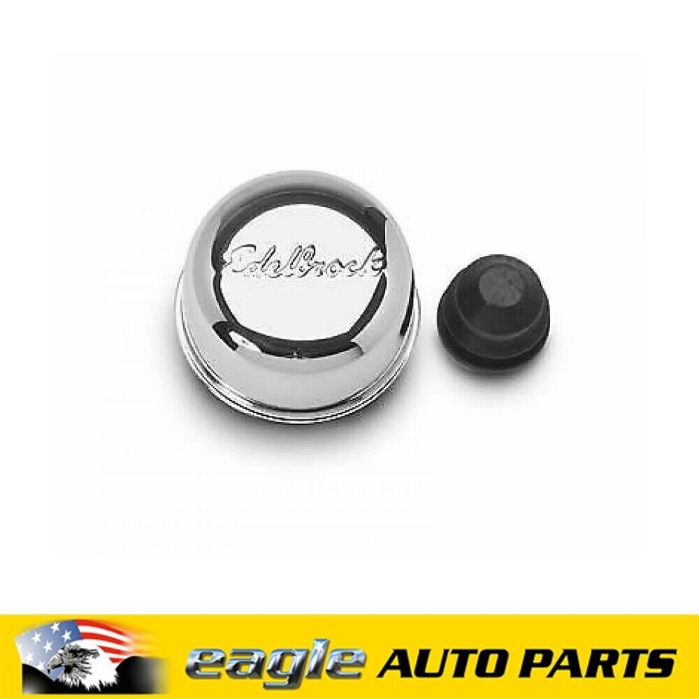 EDELBROCK Signature Series Rocker Cover Breather in Chrome ED4405