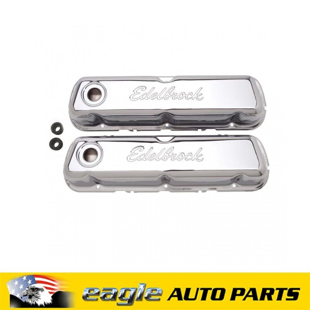 Edelbrock Signature Chrome Rocker Covers Ford 289 302 351 Windsor # ED ...