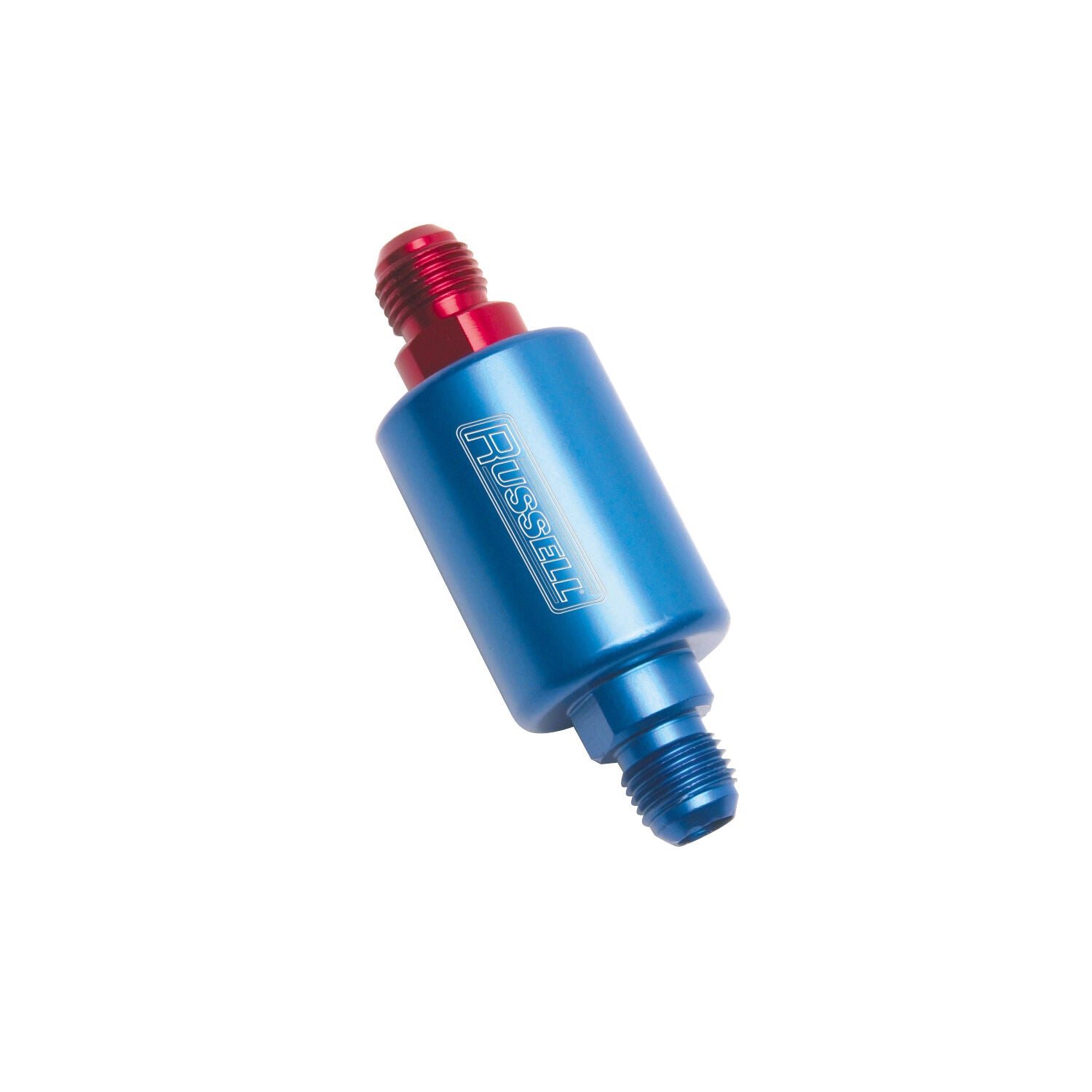 Russell -6AN Red/Blue Fuel Filter 3" Length  # ED650130
